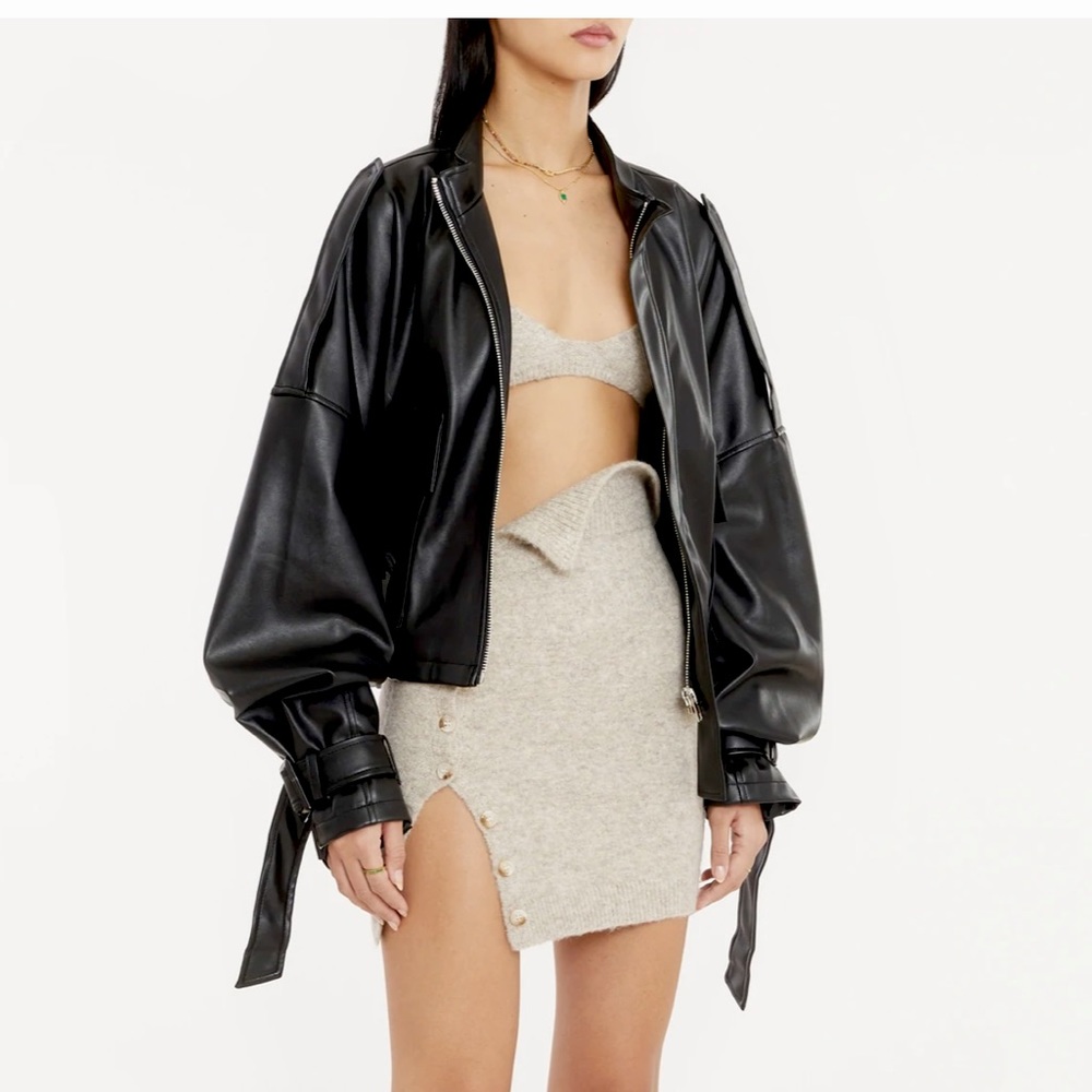 RUVE brand Cliva leather jacket